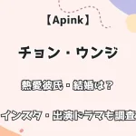 【Apink】チョン・ウンジ 熱愛彼氏・結婚は？ インスタ・出演ドラマも徹底調査！