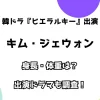 韓ドラ『ヒエラルキー』出演 キム・ジェウォン 身長・体重は？ 出演ドラマも調査！